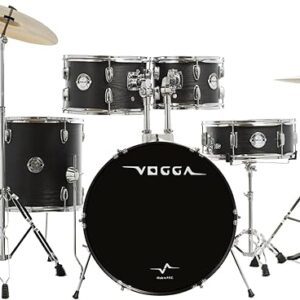 BATERIA ACÚSTICA VOGGA PULSE BUMBO 20" VPD220 MTB (MATTE BLACK)