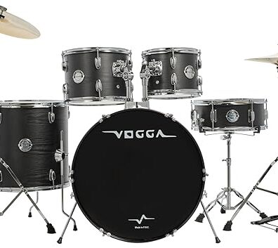 BATERIA ACÚSTICA VOGGA PULSE BUMBO 22" VPD222 MTB (MATTE BLACK)