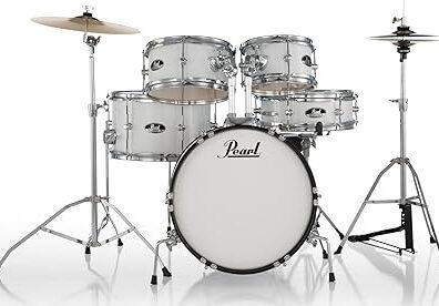 Pearl Conjunto de tambores, branco puro (RSJ465C/C33)