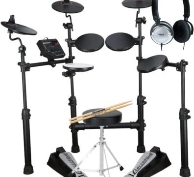 Kit Bateria Eletronica Odery Carlsbro Csd100 + Fone Banco