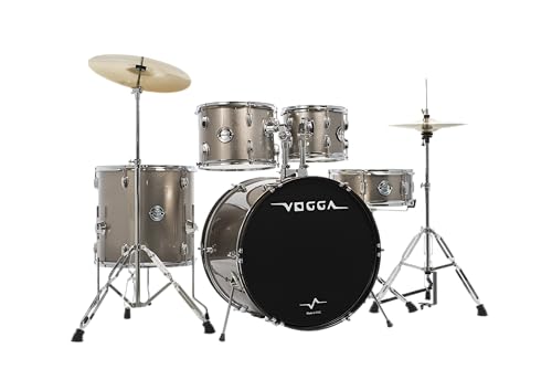 BATERIA ACÚSTICA VOGGA PULSE BUMBO 22" VPD222 CHR (CHROME)