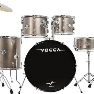 BATERIA ACÚSTICA VOGGA PULSE BUMBO 22" VPD222 CHR (CHROME)