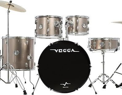 BATERIA ACÚSTICA VOGGA PULSE BUMBO 22" VPD222 CHR (CHROME)