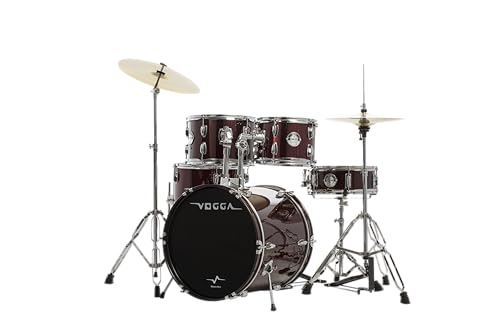 BATERIA ACÚSTICA VOGGA PULSE BUMBO 22" VPD222 WRD (WINE RED)