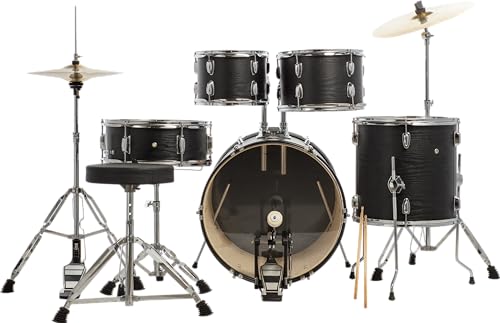 BATERIA ACÚSTICA VOGGA PULSE BUMBO 20" VPD220 MTB (MATTE BLACK)