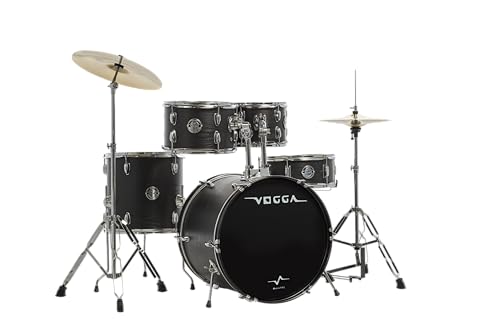 BATERIA ACÚSTICA VOGGA PULSE BUMBO 20" VPD220 MTB (MATTE BLACK)
