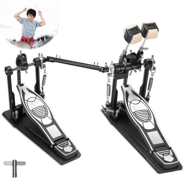 Pedal De Bumbo Duplo Para Bateria, Pedal de Bumbo Duplo, Pedal Duplo para Bumbo Corrente, Pedal Duplo de Bumbo, Pedal Duplo Double Chain Drive