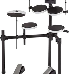 Roland TD-02K V-Drums | Kit de bateria eletrônica compacta de nível básico com reprodução expressiva, recursos de redução de ruído, suporte ajustável em altura e expansão...
