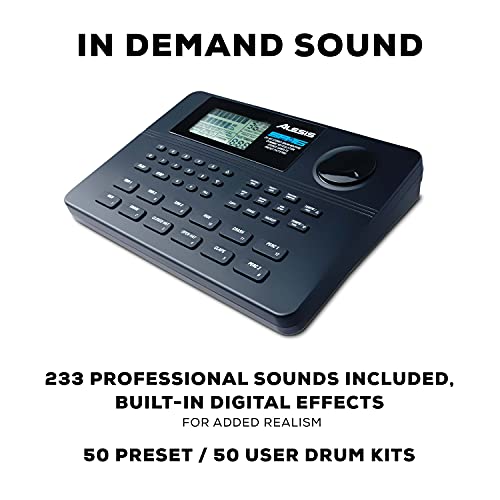 Alesis SR-16 | Studio-Grade Standalone Drum Machine With On-Board Sound Li-brary, Performance Driven I/O and In-Built Effects 100 patterns