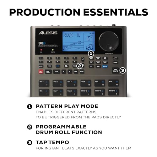 Bateria Eletronica Alesis Sr-18 Portátil Com Efeito